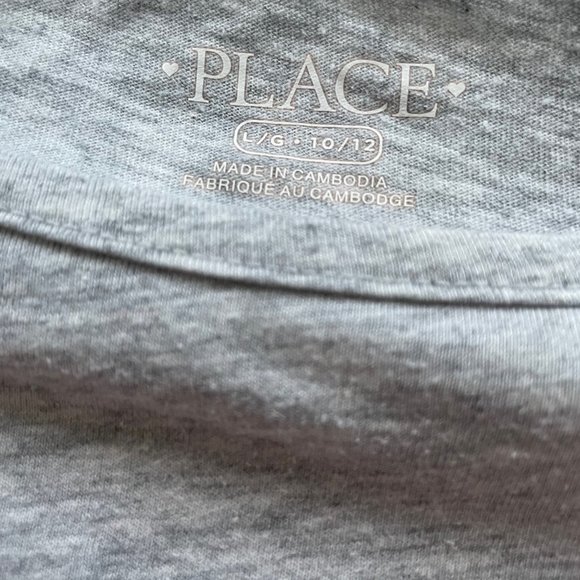 Children's Place Girls Long Sleeve Shirt L/G 10/12 Butterfly - Picture 2 of 4